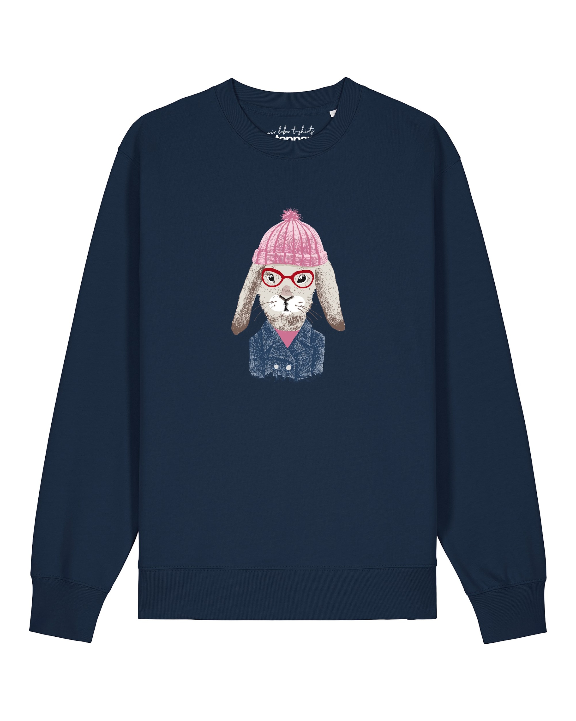 Watapparel Sweatshirt 'Hase' in Blauw: voorkant