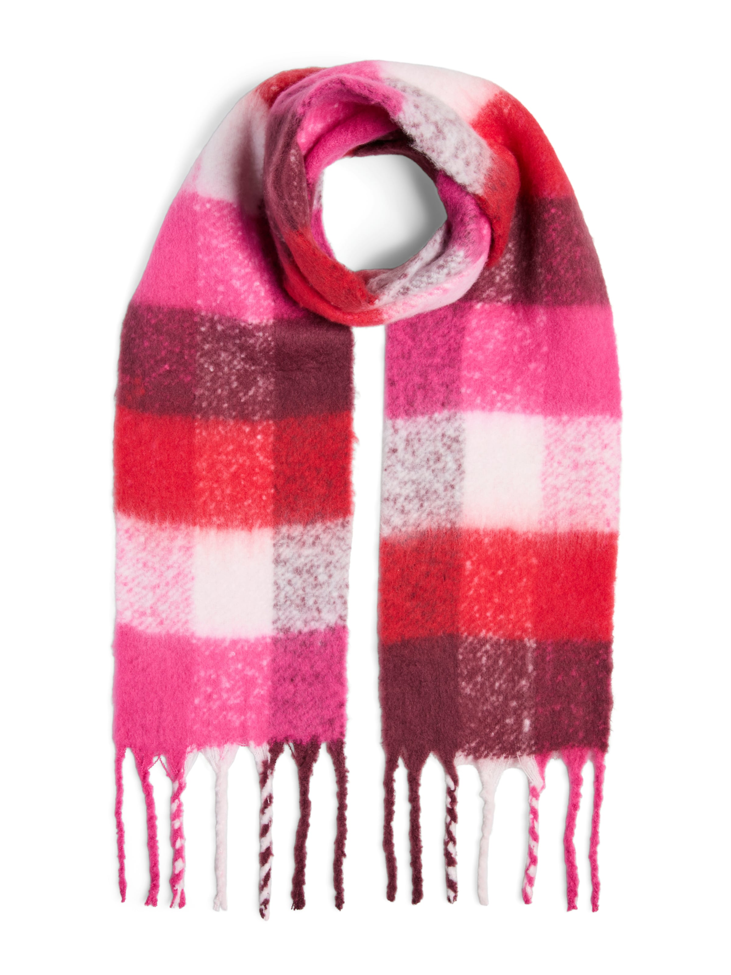 PIECES Schal 'BEA' in Pink: Vorderseite