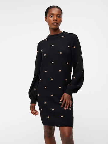 OBJECT Knitted dress 'EVE NONSIA' in Black: front