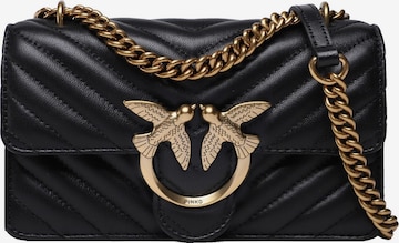 Borsa a spalla '100074 A0GK' di PINKO in nero: frontale