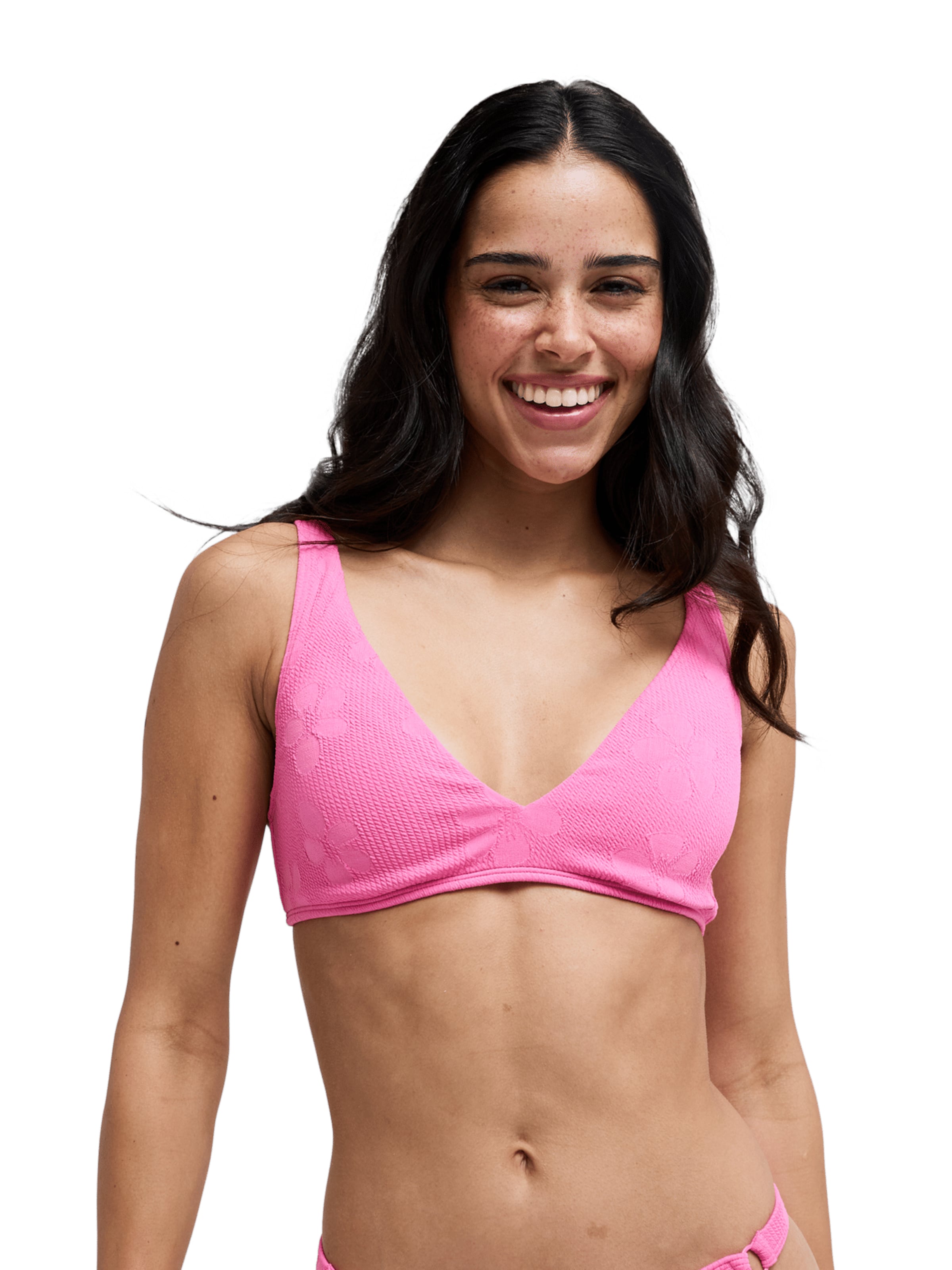 ROXY Triangel Bikinitop 'Paradise' in Pink: Vorderseite
