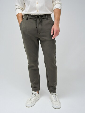 Salsa Jeans Slim fit Chino trousers in Green: front