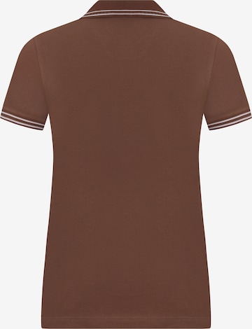 DENIM CULTURE T-shirt 'Mariana' i brun