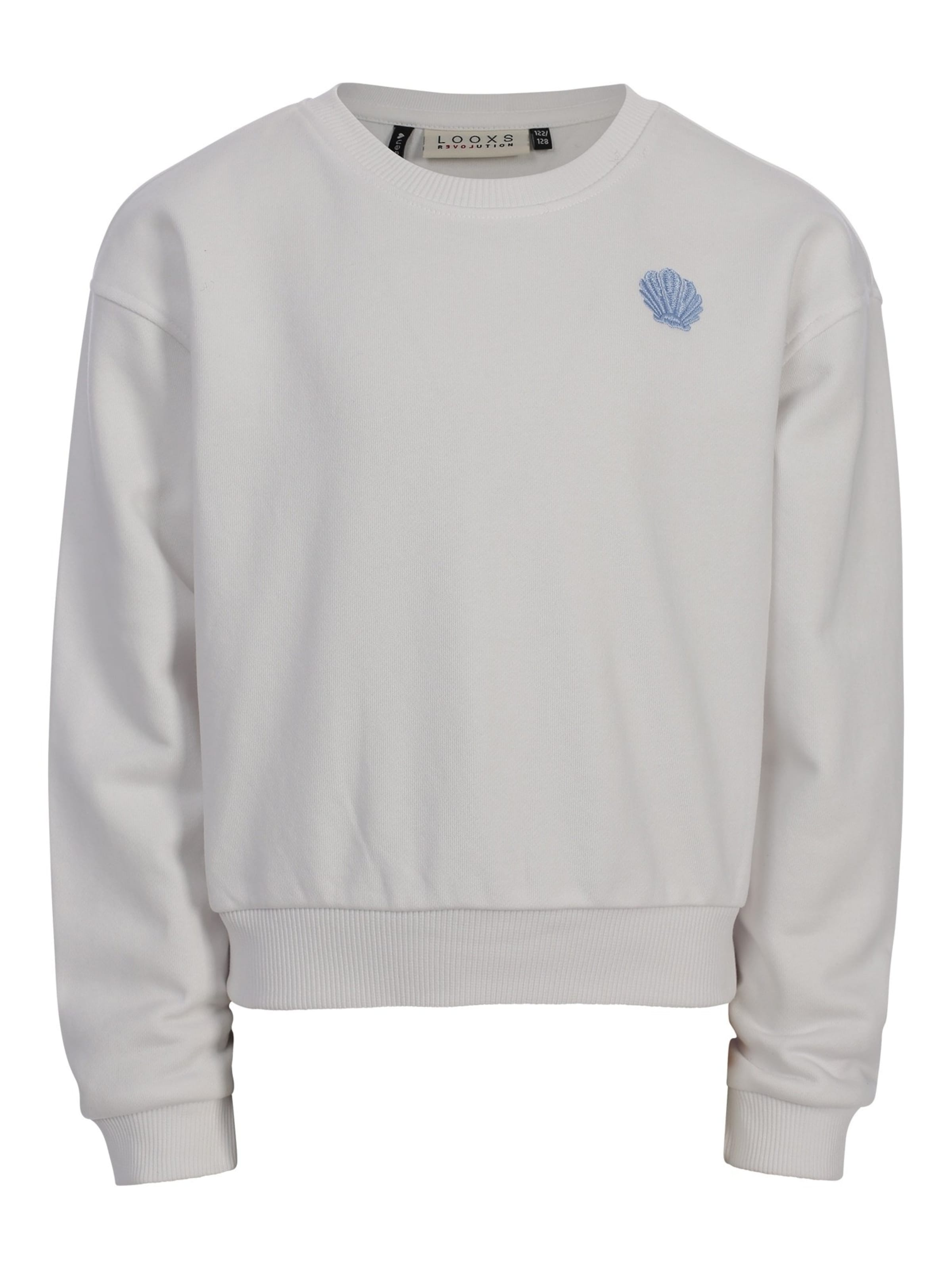 Looxs Revolution Sweatshirt in Wit: voorkant