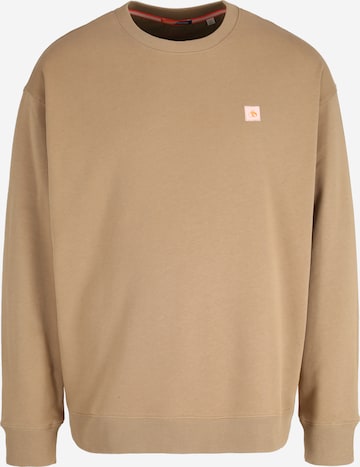 Sweat-shirt Scotch & Soda Plus en beige : devant