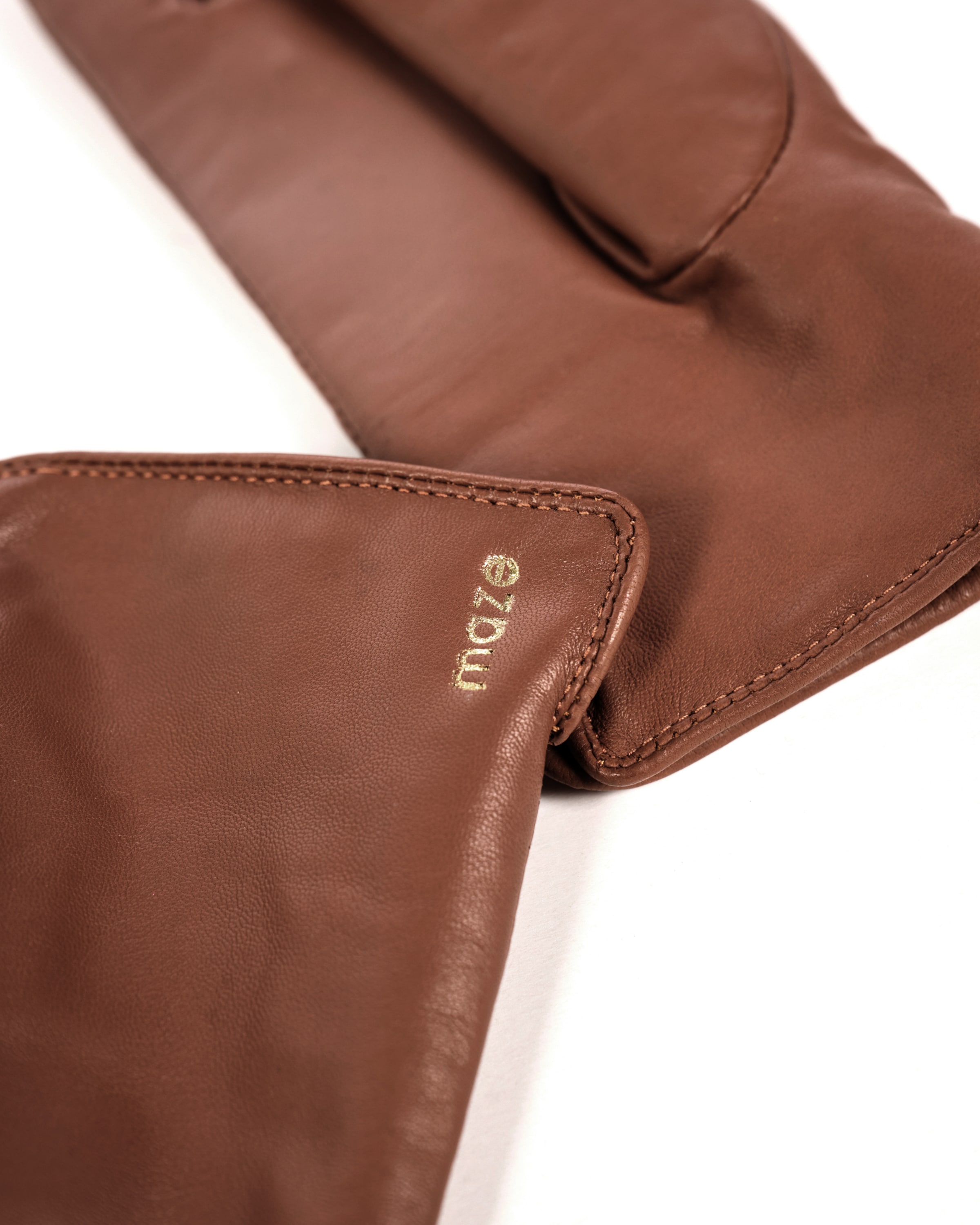 Maze Vingerhandschoenen in Bruin
