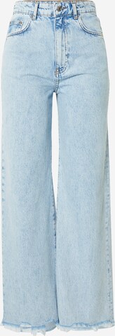 Gina Tricot Wide Leg Jeans i blå: forside