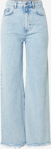 Wide Leg Jean Gina Tricot en bleu : devant