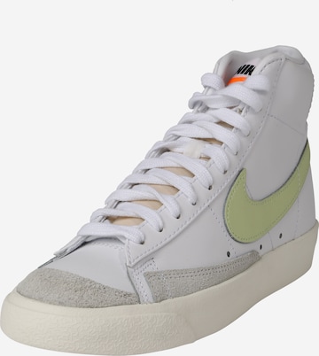 Nike Sportswear High-Top Sneakers 'BLAZER' in White: front