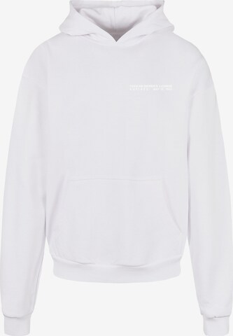 MT Upscale Sweatshirt 'NY Taxi' in Weiß: predná strana