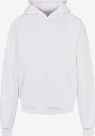 Sweat-shirt 'NY Taxi' MT Upscale en blanc : devant