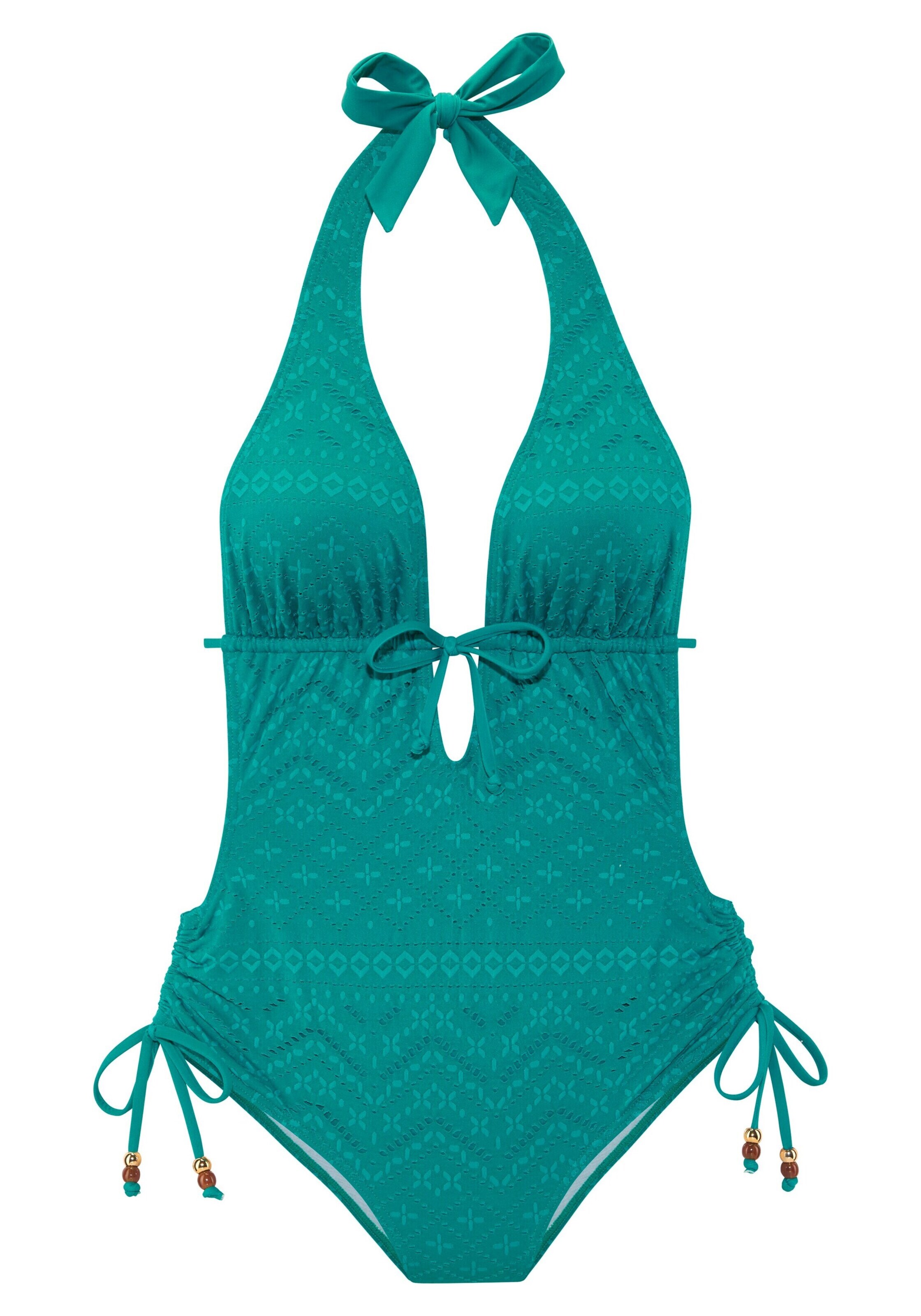 LASCANA Swimsuit in Green: front