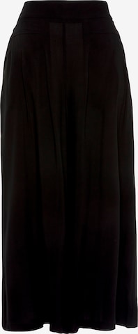 LASCANA Wide leg Pantalon in Zwart: voorkant