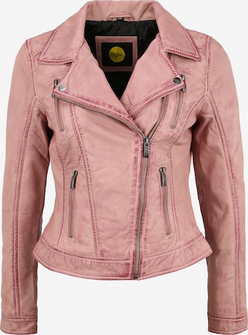 BUFFALO Lederjacke 'BE AMBITIOUS' in Pink: predná strana