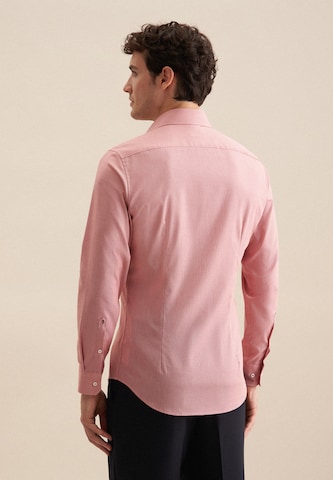 Coupe regular Chemise business 'Shaped' SEIDENSTICKER en rose