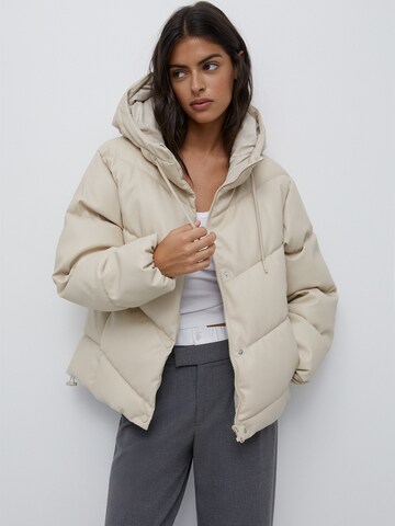 Veste mi-saison Pull&Bear en beige : devant