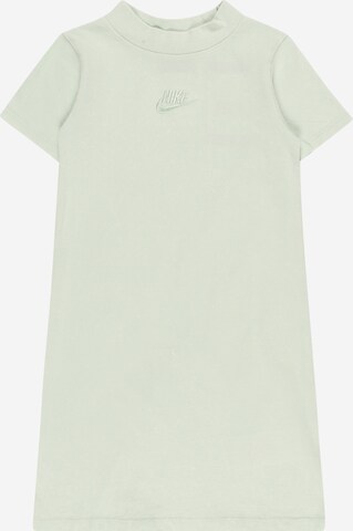 Nike Sportswear Šaty – zelená: přední strana