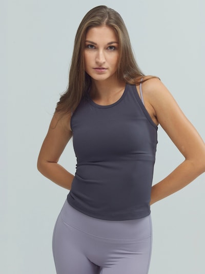 DRILLS Apparel Sporttop 'ACTIVE'‌‌‌‌‌‌‌‌‌ in S in grey denim, Produktansicht