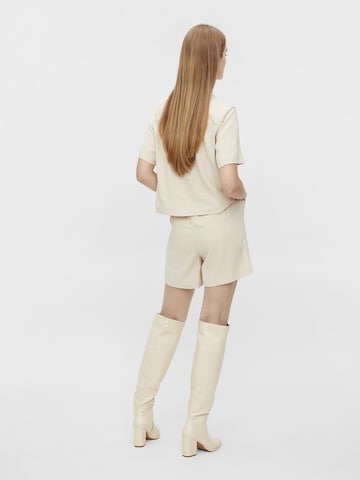 OBJECT Loose fit Pants 'Hady' in Beige