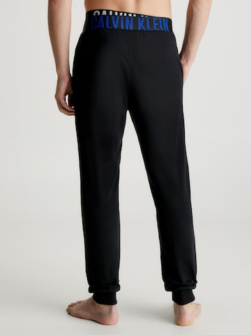Calvin Klein UnderwearTapered Pidžama hlače 'Intense Power' - crna boja
