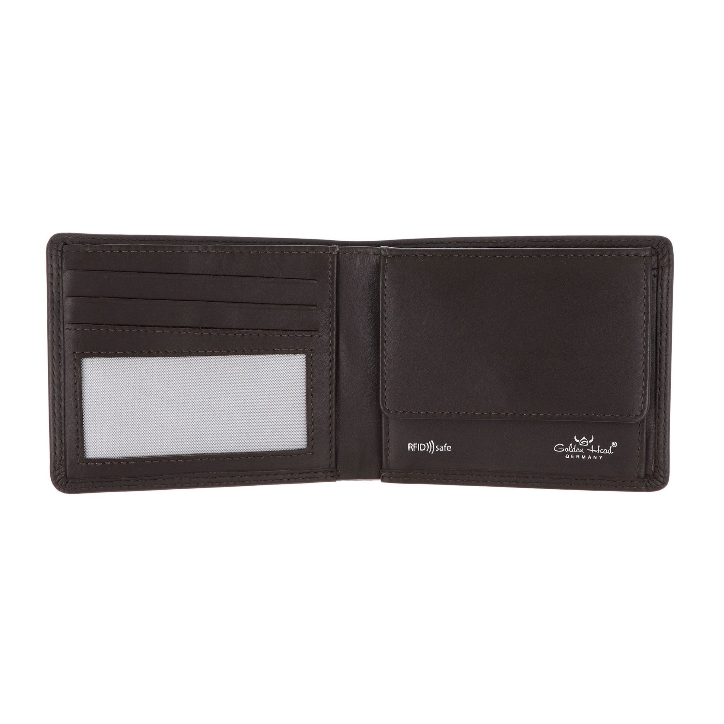 GOLDEN HEAD Wallet 'Polo' in Black