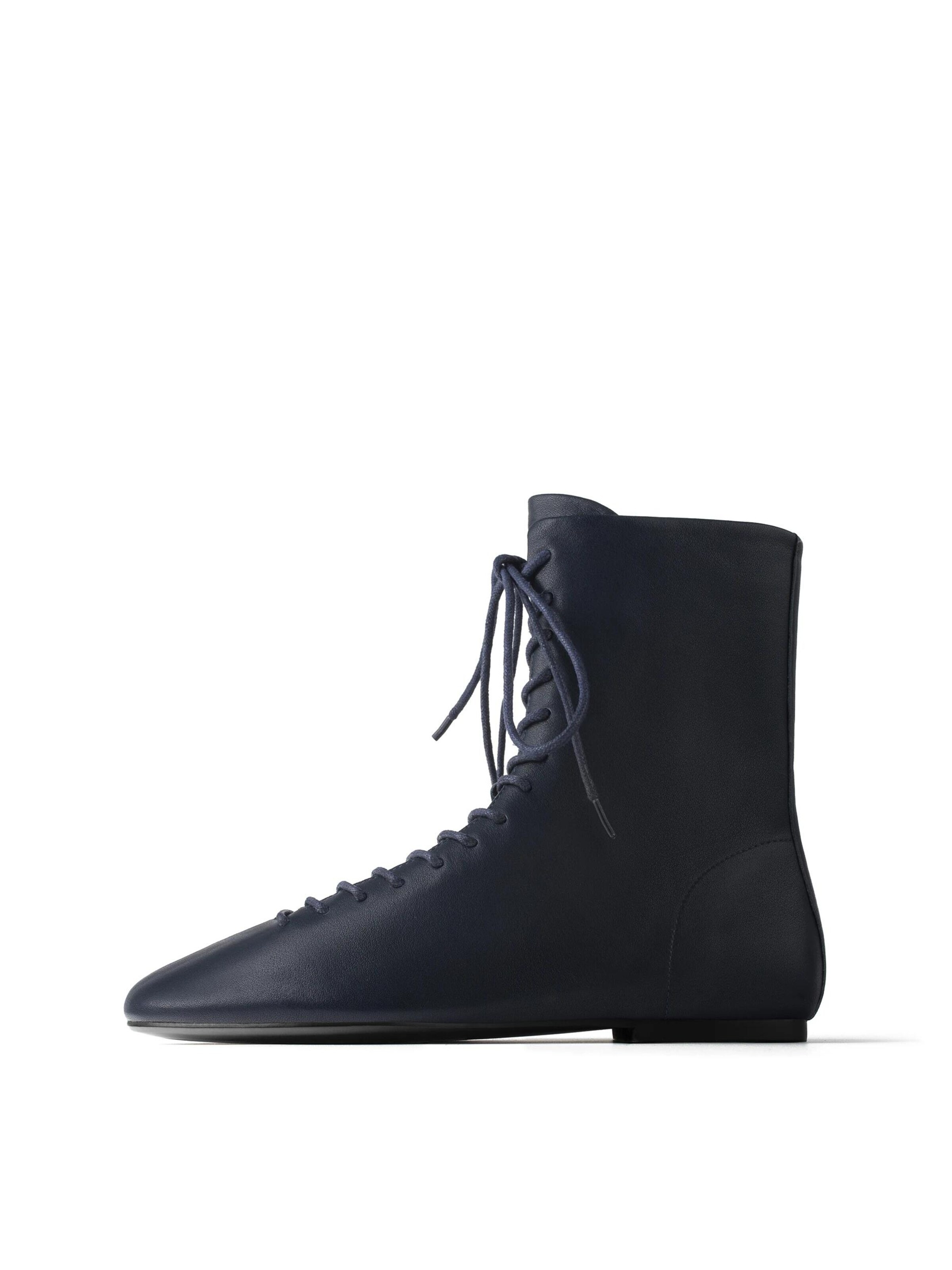 L37 HANDMADE SHOES Bokabakancsok 'LESS IS ALWAYS MORE' - kék: elől
