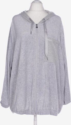 Ulla Popken Sweatshirt & Zip-Up Hoodie in 11XL in Grey: front