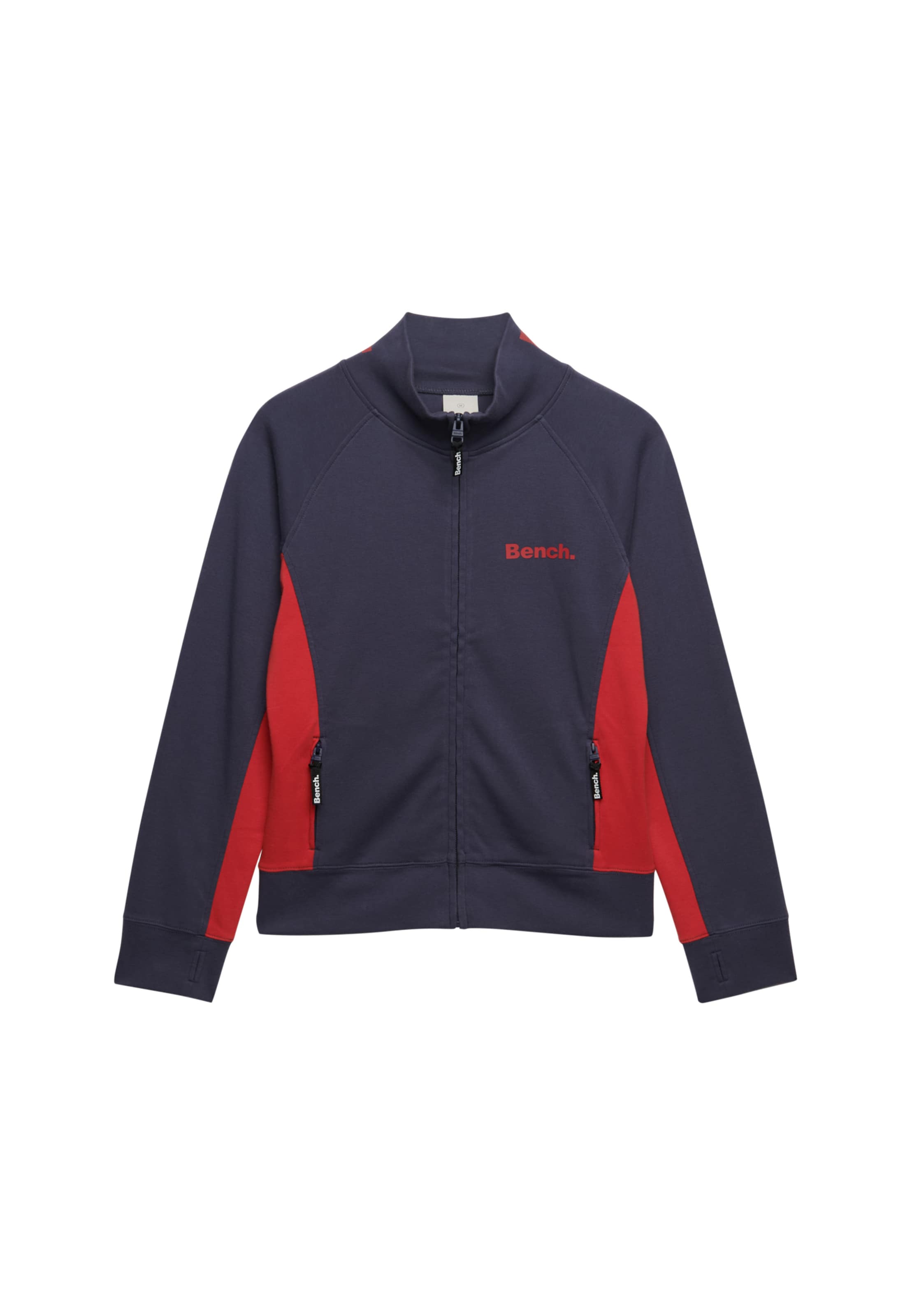 Superdry & Co Sweatvest 'Bench X Superdry & Co' in Blauw: voorkant