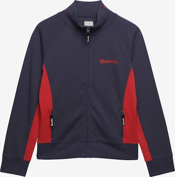 Superdry & Co Sweatvest 'Bench X Superdry & Co' in Blauw: voorkant