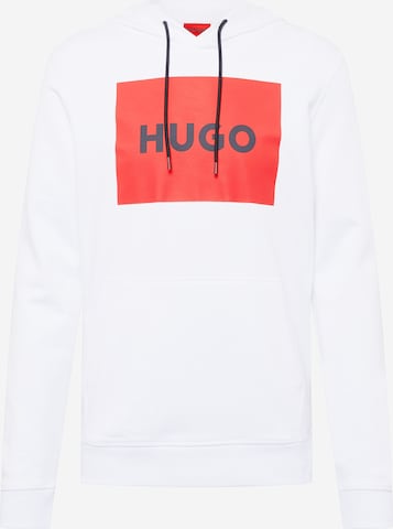 HUGO - Sweatshirt 'Duratschi' em branco: frente