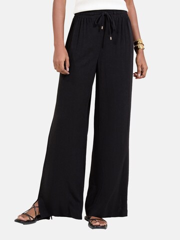 Lipsy Wide leg Broek in Zwart: voorkant