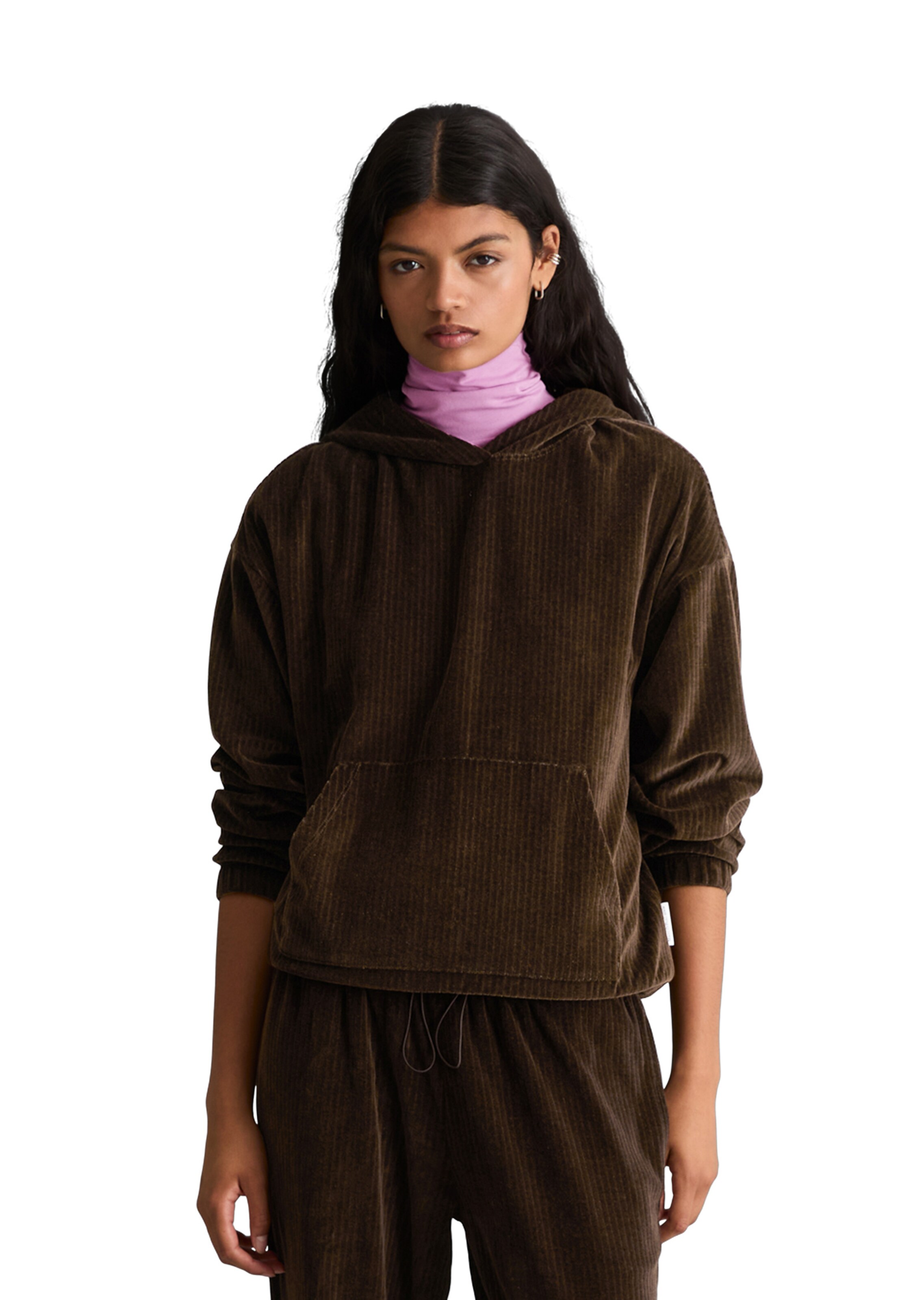 Sweat-shirt Marc O'Polo DENIM en marron : devant