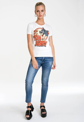 LOGOSHIRT Shirt 'Tom & Jerry-Logo' in Gemengde kleuren