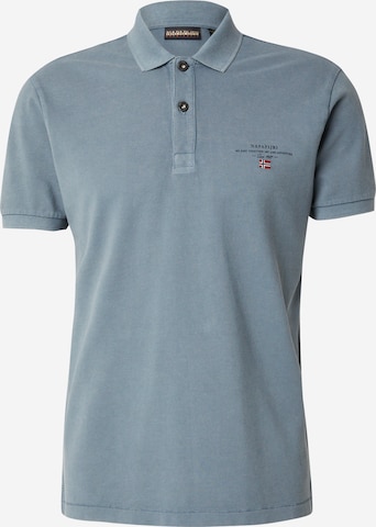 NAPAPIJRI Тениска 'ELBAS' в синьо: отпред