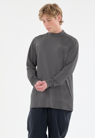 SLOPE Functioneel shirt 'Riggs' in Grijs: voorkant