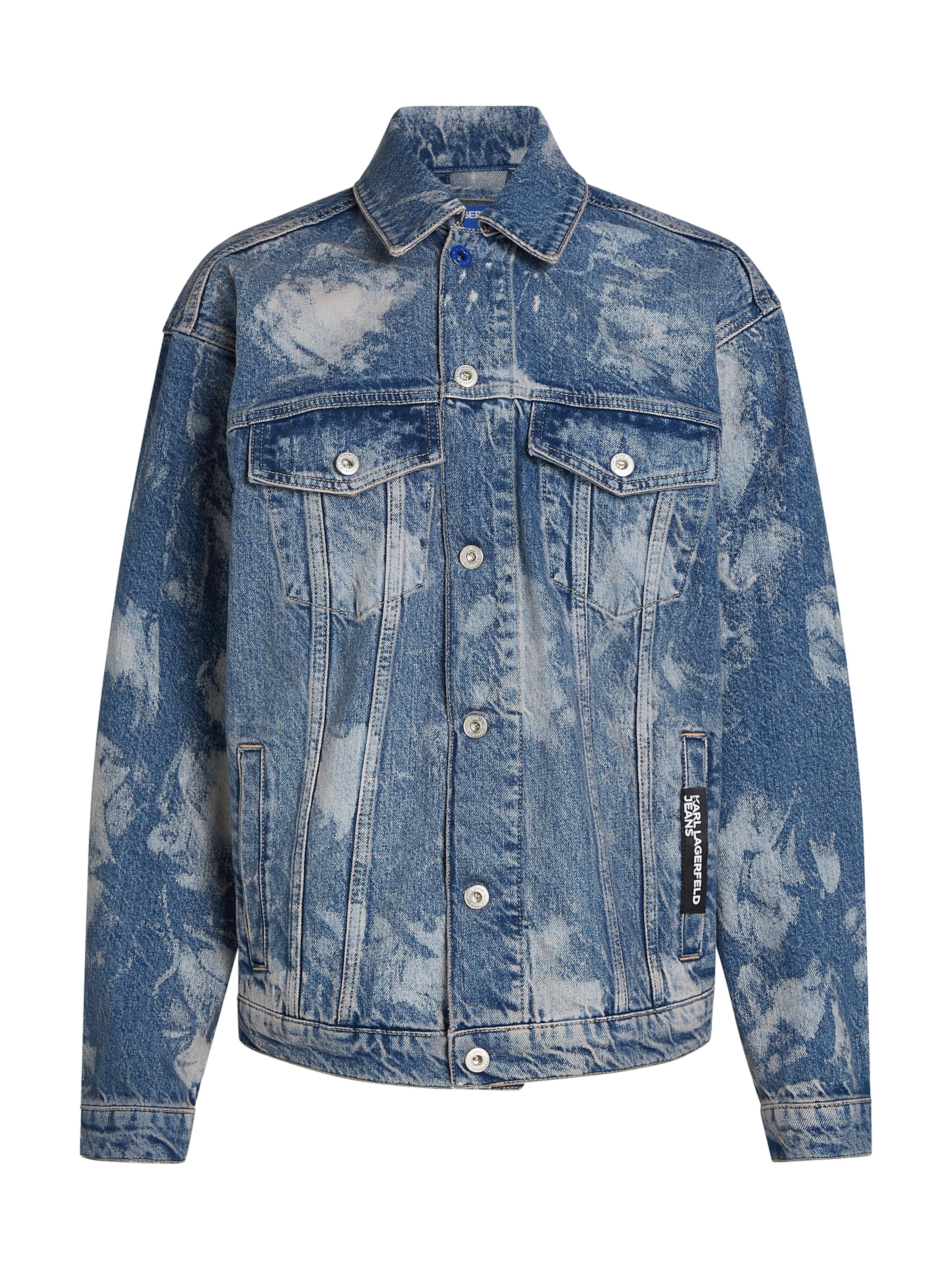 Giacca di mezza stagione di KARL LAGERFELD JEANS in blu: frontale