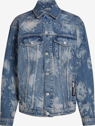 KARL LAGERFELD JEANS Přechodná bunda - modrá / černá / bílá, Produkt