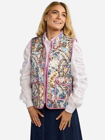 Liberte Essentiel Bodywarmer ' MIMI ' in Blauw: voorkant