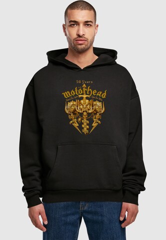 Merchcode Sweatshirt 'Motorhead - 50 Years Warpigs' in Schwarz: Vorderseite