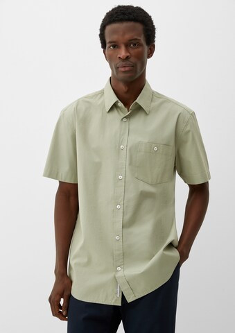 s.Oliver - Regular Fit Camisa em verde: frente