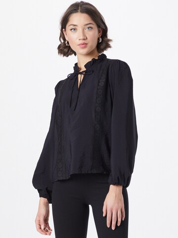 VERO MODA Blouse 'Idda' in Zwart: voorkant