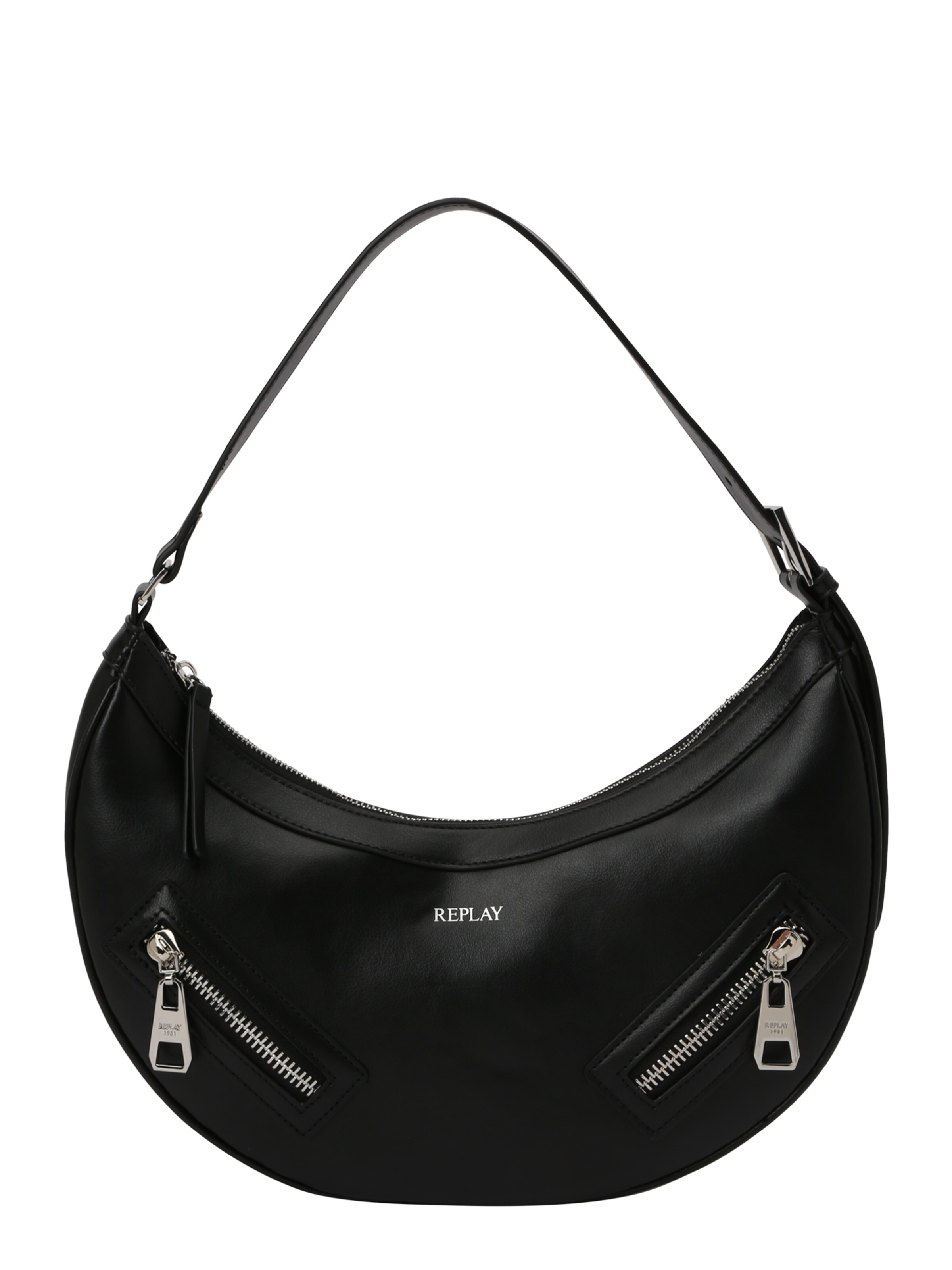 Borsa a spalla di REPLAY in nero: frontale