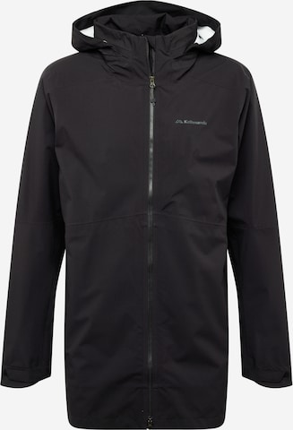 Kathmandu - Casaco outdoor 'TRAILHEAD STRETCH' em preto: frente