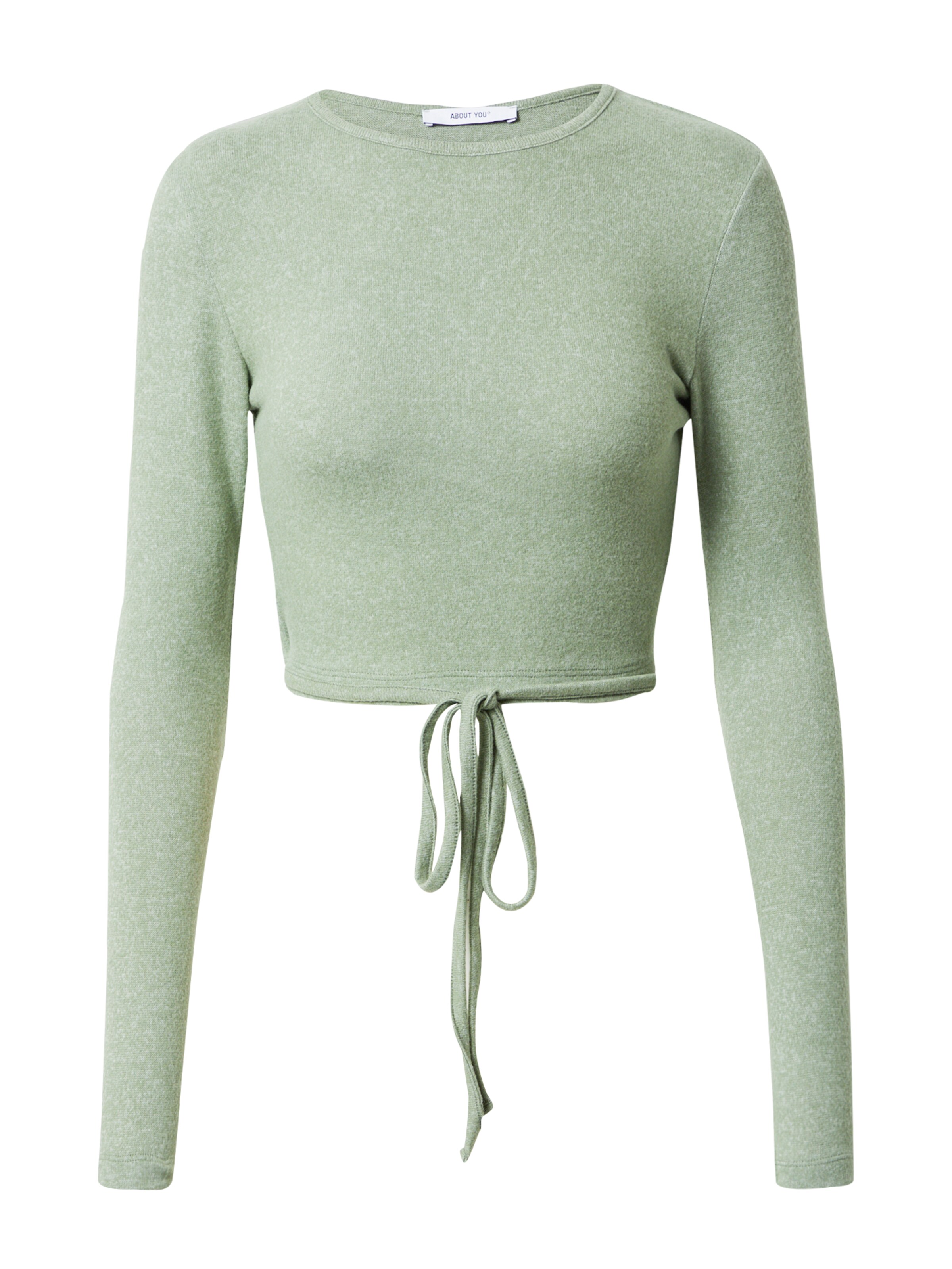 ABOUT YOU - Camiseta 'Lino' en verde: frente