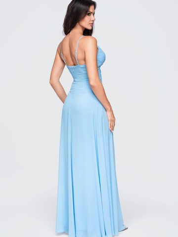 Ombre Abendkleid‌ in Blau