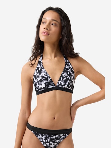 Bogner Fire + Ice Triangel Bikinitop 'Jasmin' in Schwarz: Vorderseite