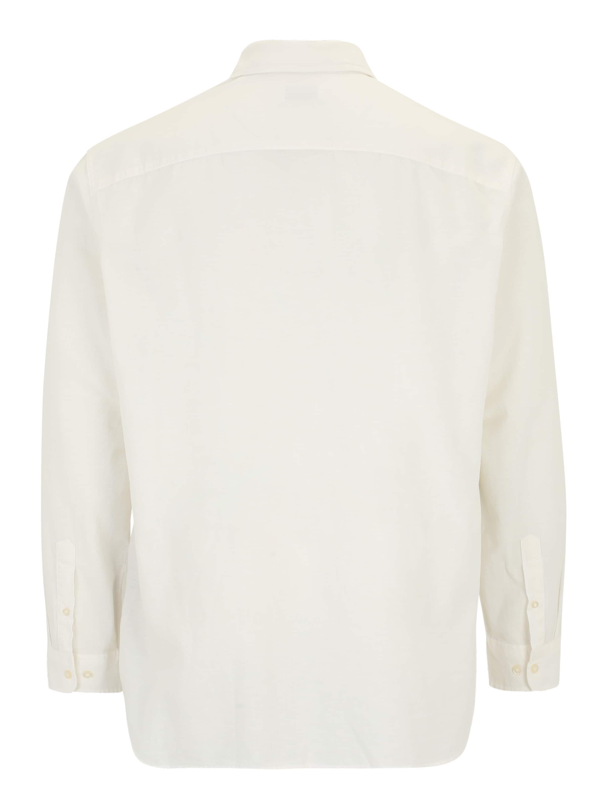 balts Jack & Jones Plus Standarta piegriezums Krekls 'JJEBreeze'