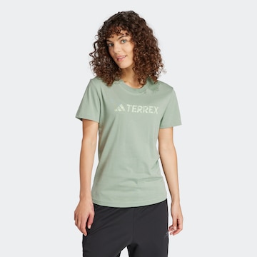 ADIDAS TERREX Performance Shirt in Green: front