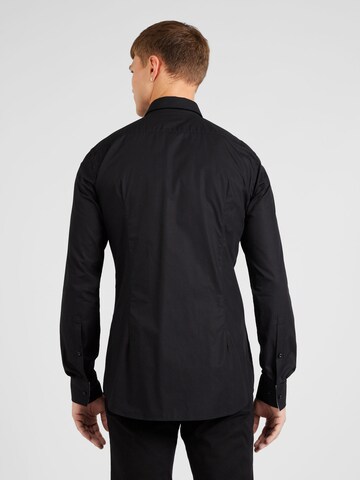 Slim fit Camicia 'Koey' di HUGO in nero