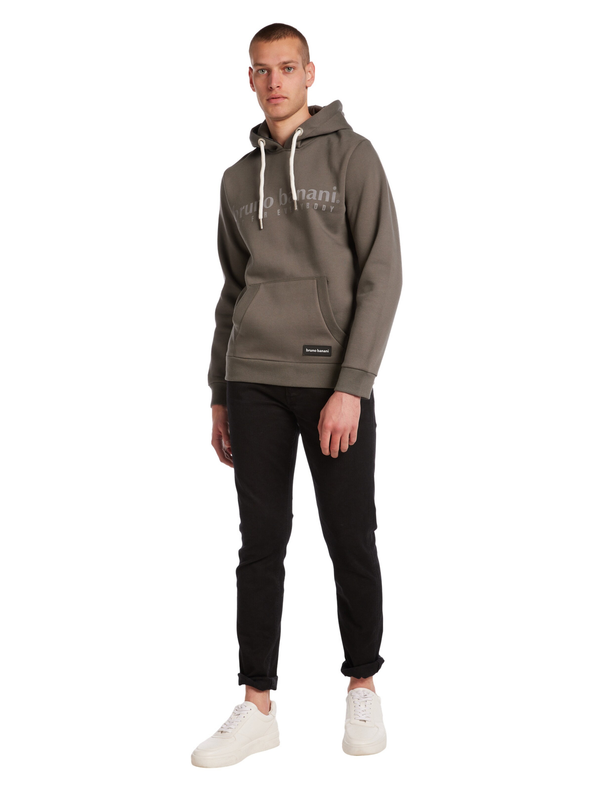 Bruno Banani Sweatshirt 'Baldwin' in Grey